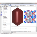 Main window of VESTA running on Windows 7